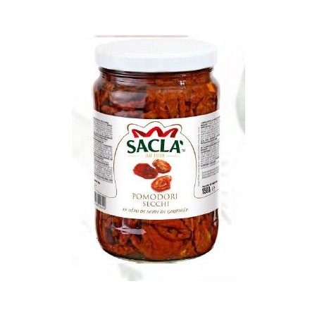 POMODORI SECCHI IN OLIO VEGETALE KG.1,6